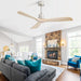 52 in. Carved Wood Fans without Ceiling Fan NO Light, Ceiling Fan, 3 Blade Modern Ceiling Fan with Remote for Living Room Bedroom, Outdoor Fan for Patio-3-ErisView