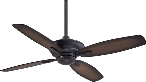 52 in. Ceiling Fan, Brown Ceiling Fans without Lights, W-Fi fan-1-ErisView