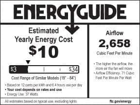 52 in. Ceiling Fan, Oil Rubbed Bronze Ceiling Fan, Energy Efficient Ceiling Fan-5-ErisView