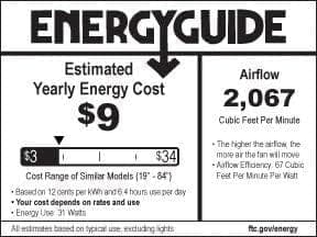 52 in. Ceiling Fan, Oil Rubbed Bronze Ceiling Fan, Energy Efficient Ceiling Fan-9-ErisView