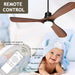 52 in. Ceiling Fan, Outdoor Ceiling Fan with Light Remote for Patio, Indoor Wood Farmhouse Ceiling Fan with Light, Reversible Fan for Summer Winter-4-ErisView