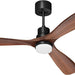 52 in. Ceiling Fan, Outdoor Ceiling Fan with Light Remote for Patio, Indoor Wood Farmhouse Ceiling Fan with Light, Reversible Fan for Summer Winter-1-ErisView