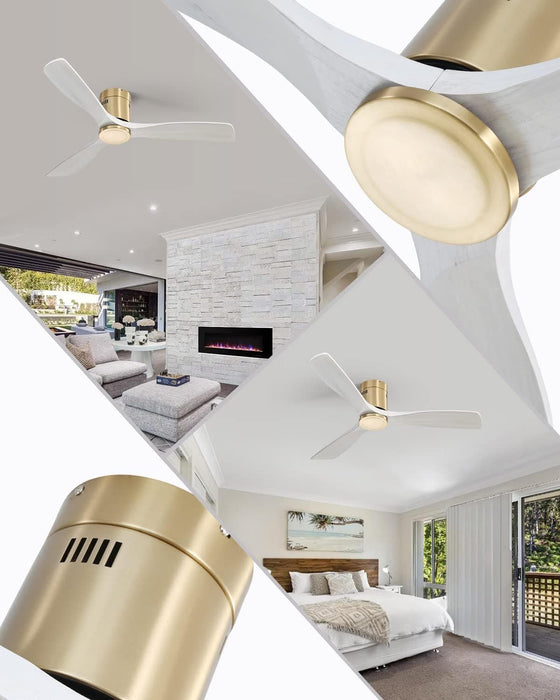52 in. Ceiling Fan, Outdoor Ceiling Fan with Light and Remote, Outdoor Ceiling Fan with Light, Dimmable Quiet Ceiling Fans, Reversible Wood Blades-14-ErisView