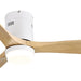52 in. Ceiling Fan, Outdoor Ceiling Fan with Light and Remote, Outdoor Ceiling Fan with Light, Dimmable Quiet Ceiling Fans, Reversible Wood Blades-15-ErisView