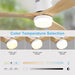 52 in. Ceiling Fan, Outdoor Ceiling Fan with Light and Remote, Outdoor Ceiling Fan with Light, Dimmable Quiet Ceiling Fans, Reversible Wood Blades-17-ErisView