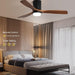 52 in. Ceiling Fan, Outdoor Ceiling Fan with Light and Remote, Outdoor Ceiling Fan with Light, Dimmable Quiet Ceiling Fans, Reversible Wood Blades-29-ErisView