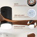 52 in. Ceiling Fan, Outdoor Ceiling Fan with Light and Remote, Outdoor Ceiling Fan with Light, Dimmable Quiet Ceiling Fans, Reversible Wood Blades-32-ErisView