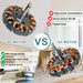 52 in. Ceiling Fan, Outdoor Ceiling Fan with Light and Remote, Outdoor Ceiling Fan with Light, Dimmable Quiet Ceiling Fans, Reversible Wood Blades-45-ErisView