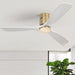 52 in. Ceiling Fan, Outdoor Ceiling Fan with Light and Remote, Outdoor Ceiling Fan with Light, Dimmable Quiet Ceiling Fans, Reversible Wood Blades-8-ErisView