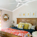 52 in. Ceiling Fan, Recessed Ceiling Fan, LED White Ceiling Fan-7-ErisView
