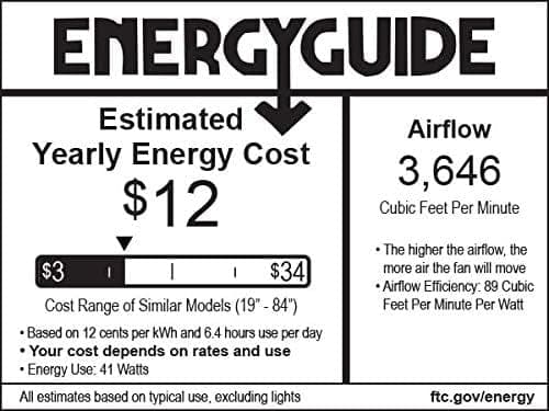 52 in. Ceiling Fan, Recessed Ceiling Fan, LED White Ceiling Fan-9-ErisView