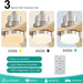 52 in. Ceiling Fan with Light, Indoor Outdoor Ceiling Fans with Remote, Dimmable Light Wood Ceiling Fan with Bright Light-4-ErisView