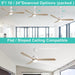 52 in. Ceiling Fan with Light, Indoor Outdoor Ceiling Fans with Remote, Wood Reversible Quiet Ceiling Fans-11-ErisView