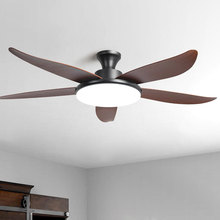 52 in. Ceiling Fan with Light Remote Control, Ceiling Fans for Low Ceiling with 5 Blade and Down Rod, New Ceiling Fans-1-ErisView