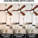 52 in. Ceiling Fan with Light Remote Control, Outdoor Wood Ceiling Fan,Beautiful Ceiling Fans-20-ErisView