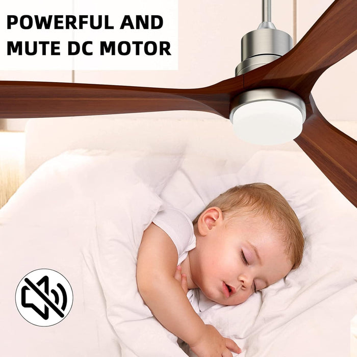 52 in. Ceiling Fan with Light Remote Control, Outdoor Wood Ceiling Fan,Beautiful Ceiling Fans-21-ErisView