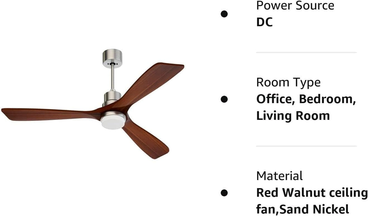 52 in. Ceiling Fan with Light Remote Control, Outdoor Wood Ceiling Fan,Beautiful Ceiling Fans-24-ErisView