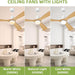 52 in. Ceiling Fan with Light Remote Control, Outdoor Wood Ceiling Fan,Beautiful Ceiling Fans-42-ErisView