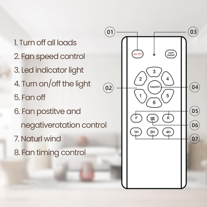 52 in. Ceiling Fan with Light Remote Control, Outdoor Wood Ceiling Fan,Beautiful Ceiling Fans-9-ErisView