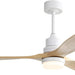 52 in. Ceiling Fan with Light Remote, Modern Farmhouse Burlywood Ceiling Fan, 3 Blades Reversible DC Ceiling Fan for Bedroom Living Room Fan Patio-7-ErisView