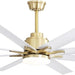 52 in. Ceiling Fan with Light Remote and Dimmable LED Light, Modern Farmhouse Natural Wood Ceiling Fan, Glam Ceiling Fan-20-ErisView