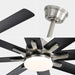 52 in. Ceiling Fan with Light Remote and Dimmable LED Light, Modern Farmhouse Natural Wood Ceiling Fan, Glam Ceiling Fan-25-ErisView