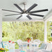 52 in. Ceiling Fan with Light Remote and Dimmable LED Light, Modern Farmhouse Natural Wood Ceiling Fan, Glam Ceiling Fan-27-ErisView
