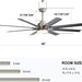 52 in. Ceiling Fan with Light Remote and Dimmable LED Light, Modern Farmhouse Natural Wood Ceiling Fan, Glam Ceiling Fan-31-ErisView