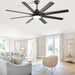 52 in. Ceiling Fan with Light Remote and Dimmable LED Light, Modern Farmhouse Natural Wood Ceiling Fan, Glam Ceiling Fan-39-ErisView