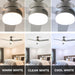 52 in. Ceiling Fan with Light and Remote, 3 Blade Ceiling Fan, Modern Reversible Quiet Ceiling Fans, Bedroom Ceiling Fans, Living Room Ceiling Fan-14-ErisView