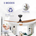 52 in. Ceiling Fan with Light and Remote, 3 Blade Low Noise Ceiling Fan, Indoor Modern Fan for Bedroom Living Room, Outdoor Patio Fans-3-ErisView