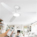 52 in. Ceiling Fan with Light and Remote, 3 Blade Low Noise Ceiling Fan, Indoor Modern Fan for Bedroom Living Room, Outdoor Patio Fans-8-ErisView