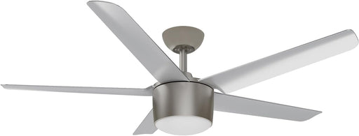 52 in. Ceiling Fan with Light and Remote, Ceiling Fan Winter Summer, Brushed Nickel Ceiling Fan for Living Room, Outdoor Fans for Porch Patio Garage -1-ErisView