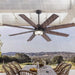 52 in. Ceiling Fan with Light and Remote, Waterproof Outdoor Fan for Patio Gazebo Backyards, Wet Rated Quiet Modern Outdoor Ceiling Fan-15-ErisView