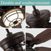 52 in. Ceiling Fan with Light and Remote, Waterproof Outdoor Fan for Patio Gazebo Backyards, Wet Rated Quiet Modern Outdoor Ceiling Fan-5-ErisView