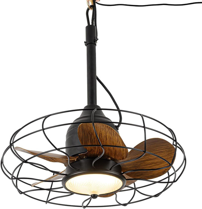 52 in. Ceiling Fan with Light and Remote, Waterproof Outdoor Fan for Patio Gazebo Backyards, Wet Rated Quiet Modern Outdoor Ceiling Fan-9-ErisView