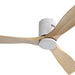 52 in. Ceiling Fan with Light and Remote for Bedroom Living Room, Outdoor Flush Mount Quiet Energy Efficient Ceiling Fans -14-ErisView