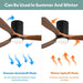 52 in. Ceiling Fan with Light and Remote for Bedroom Living Room, Outdoor Flush Mount Quiet Energy Efficient Ceiling Fans -5-ErisView