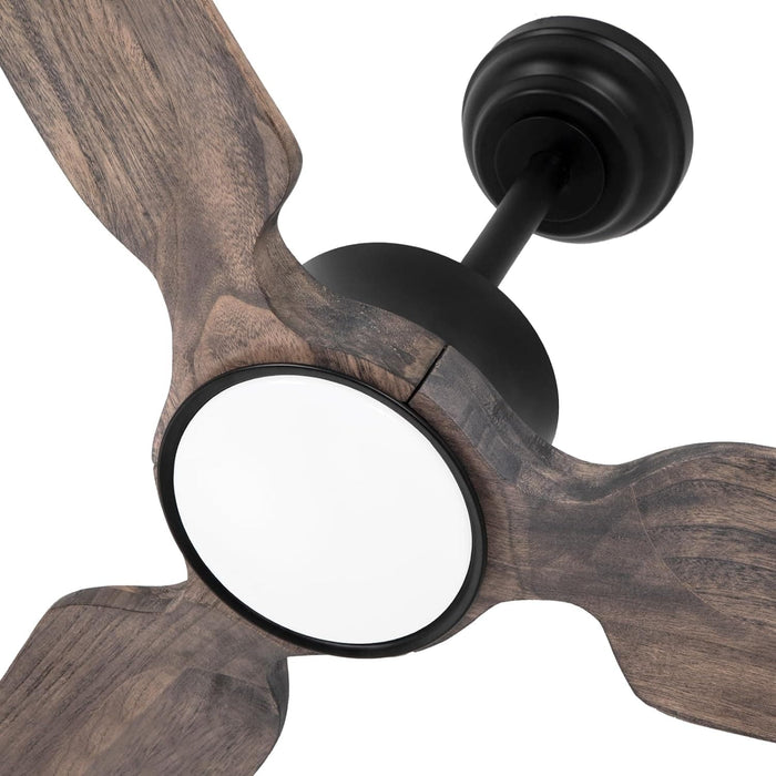 52 in. Ceiling Fan with Light with Remote, Wood Ceiling FanBeautiful Ceiling Fans Reversible, Light Memory,, Grey Wood Blades, Solid Wood 52 in. -4-ErisView