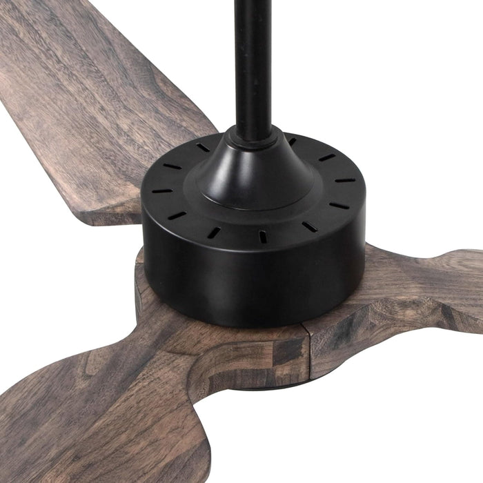 52 in. Ceiling Fan with Light with Remote, Wood Ceiling FanBeautiful Ceiling Fans Reversible, Light Memory,, Grey Wood Blades, Solid Wood 52 in. -6-ErisView