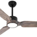 52 in. Ceiling Fan with Light with Remote, Wood Ceiling FanBeautiful Ceiling Fans Reversible, Light Memory,, Grey Wood Blades, Solid Wood 52 in. -7-ErisView