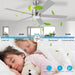 52 in. Ceiling Fan with Lights Remote, New Ceiling Fans, Bedroom Ceiling Fans, Kitchen Ceiling Fans, Dining Room Ceiling Fan-4-ErisView