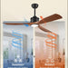 52 in. Ceiling Fan with Lights and Remote Control, Modern Reversible Ceiling Fan for Bedroom Living Room, Patio Porch Ceiling Fans-2-ErisView