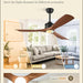 52 in. Ceiling Fan with Lights and Remote Control, Modern Reversible Ceiling Fan for Bedroom Living Room, Patio Porch Ceiling Fans-3-ErisView