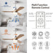 52 in. Ceiling Fan with Lights and Remote, LED Quiet Reversible DC Ceiling Fan, Wood Ceiling Fan for Living Room Bedroom Dining Room Workroom Study Room-13-ErisView