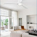 52 in. Ceiling Fan with Lights and Remote, Modern Flush Mount Ceiling Fan, Low Profile Reversible DC Ceiling Fan for Bedroom Living Room Patio-28-ErisView