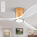 52 in. Ceiling Fan with Lights and Remote, Modern Flush Mount Ceiling Fan, Low Profile Reversible DC Ceiling Fan for Bedroom Living Room Patio-29-ErisView