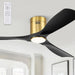52 in. Ceiling Fan with Lights and Remote, Modern Flush Mount Ceiling Fan, Low Profile Reversible DC Ceiling Fan for Bedroom Living Room Patio-8-ErisView