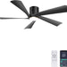 52 in. Ceiling Fan with Low Profile Light Remote APP Control, Modern Indoor Outdoor Silent Flush Mount Ceiling Fan-1-ErisView