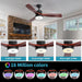 52 in. Ceiling Fan with RGB Dimming LED Light Music Bluetooth Speaker Remote Control, Reversible Ceiling Fan Summer Winter for Living Room Bedroom-10-ErisView